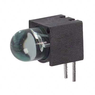 5505605F by Dialight - LED 5MM RT ANG SUP CLR GRN PCMNT
