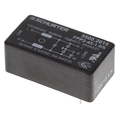 5500.2015 by SCHURTER Inc. - LINE FILTER 125/250VAC 1A TH