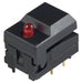 5501MBLKRED by E-Switch - PUSH SWITCH SPDT 0.3A 12V