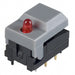 5501MGRYRED by E-Switch - PUSH SWITCH SPDT 0.3A 12V