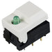 5501MWHTGRN by E-Switch - PUSH SWITCH SPDT 0.3A 12V