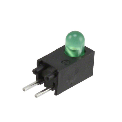 5510203F by Dialight - LED CBI 3MM GREEN DIFF RA SGL