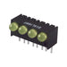 5510707004F by Dialight - LED 3MM QUAD 5V YELLOW PC MNT