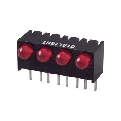 5510507004F by Dialight - LED 3MM QUAD 5V RED PC MNT