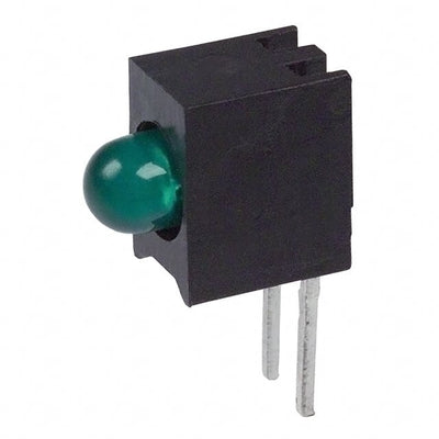 5510209F by Dialight - LED 3MM RT ANG HI EFF GRN PC MNT