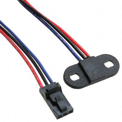 55100-3H-02-D by Littelfuse Inc. - SENSOR HALL VOLTAGE W LEADS CONN