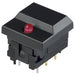 5511MBLKRED by E-Switch - PUSH SWITCH SPDT 0.3A 12V