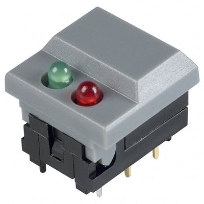 5511MGRYREDGRN by E-Switch - PUSH SWITCH SPDT 0.03A 12V