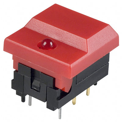 5511MREDRED by E-Switch - PUSH SWITCH SPDT 0.03A 12V