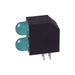 5520922F by Dialight - LED 2HI 5MM LOW CUR GRN PC MNT