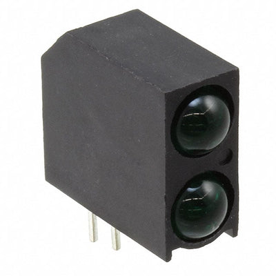 5522222100F by Dialight - LED CBI 5MM BI-LEVEL BKLT GN/GN