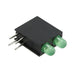 5530122200F by Dialight - LED CBI 3MM BI-LVL GREEN/GREEN