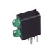 5530122F by Dialight - LED 2HI 3MM GREEN PC MNT