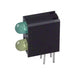 5530123F by Dialight - LED 2HI 3MM GREEN OVER YEL PC MN