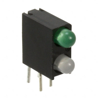5530128F by Dialight - LED 3MM BI-LEVEL GRN/BLUE PC MNT