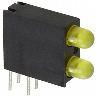 5530133200F by Dialight - LED CBI 3MM BI-LVL YELLOW/YELLOW