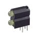 5530333300F by Dialight - LED 2HI 3MM 5V YELLOW PC MNT