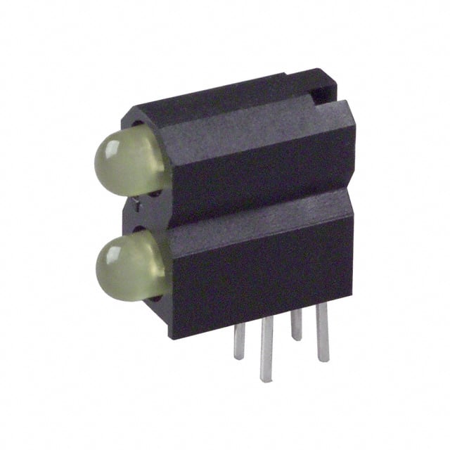 5530133300F by Dialight - LED 2HI 3MM DIFF YELLOW PC MNT