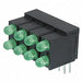 5530222204F by Dialight - LED CBI 3MM BI-LVL 4X2 BLK GREEN