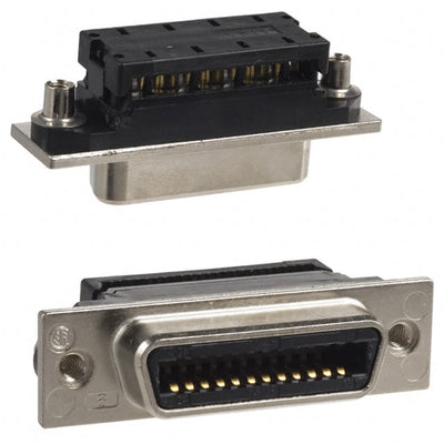 5554434-1 by TE Connectivity AMP Connectors - CONNECTOR RECPT 24POS PNL MNT IDC