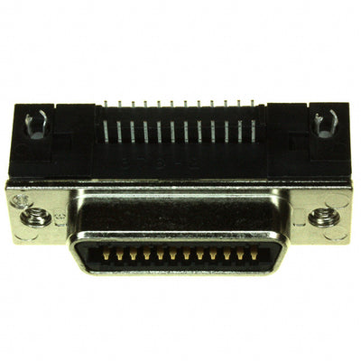 554923-1 by TE Connectivity AMP Connectors - CONNECTOR RECPT 24POS R/A SOLDER