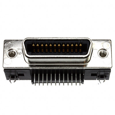 554923-2 by TE Connectivity AMP Connectors - CONNECTOR RECPT 24POS R/A SOLDER