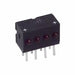 5554009F by Dialight - LED CBI 2MM RED 5V RES QUAD TH