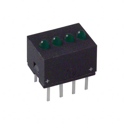 5555301F by Dialight - LED 2MM QUAD GREEN