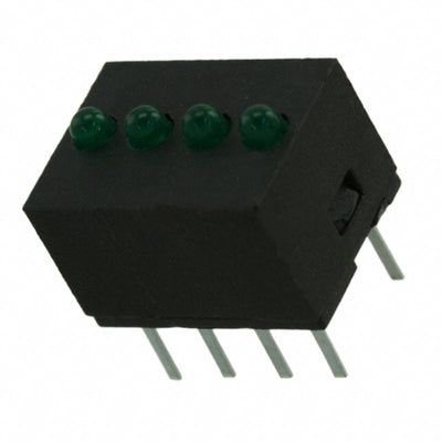 5555303F by Dialight - LED 2MM QUAD 5V VERTICAL GREEN