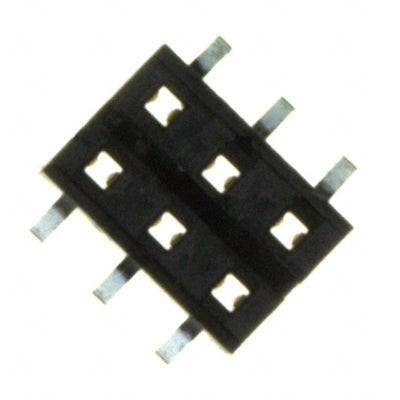 55508-106LF by Amphenol ICC (FCI) - CONNECTOR RECPT 6POS 0.079 GOLD SMD