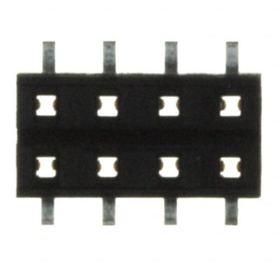 55508-108LF by Amphenol ICC (FCI) - CONNECTOR RECPT 8POS 0.079 GOLD SMD