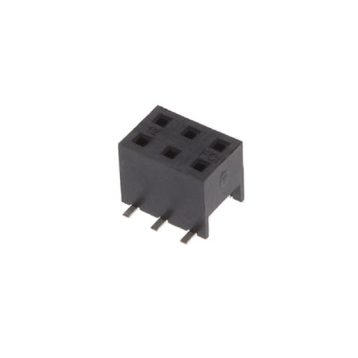 55510-106TRLF by Amphenol ICC (FCI) - CONNECTOR RECPT 6POS 0.079 GOLD SMD