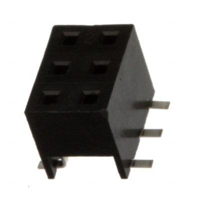 55510-106LF by Amphenol ICC (FCI) - CONNECTOR RECPT 6POS 0.079 GOLD SMD