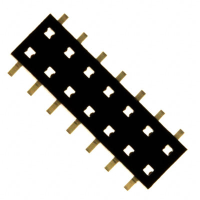 55510-114LF by Amphenol ICC (FCI) - CONNECTOR RECPT 14POS 0.079 GOLD SMD