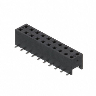 55510-120TRLF by Amphenol ICC (FCI) - CONNECTOR RECPT 20POS 0.079 GOLD SMD
