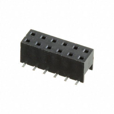 55510-312TRLF by Amphenol ICC (FCI) - CONNECTOR RECPT 12POS 0.079 GOLD SMD