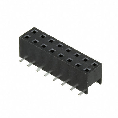 55510-316TRLF by Amphenol ICC (FCI) - CONNECTOR RECPT 16POS 0.079 GOLD SMD