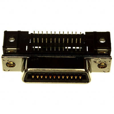 555139-2 by TE Connectivity AMP Connectors - CONNECTOR RECPT 24POS R/A SOLDER