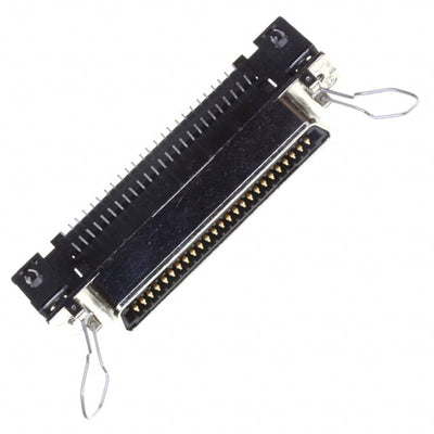 555149-1 by TE Connectivity AMP Connectors - CONNECTOR RECPT 50POS R/A SOLDER