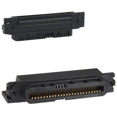 552725-1 by TE Connectivity AMP Connectors - CONNECTOR RECPT 50POS R/A SOLDER