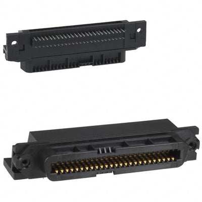 552725-2 by TE Connectivity AMP Connectors - CONNECTOR RECPT 50POS R/A SOLDER