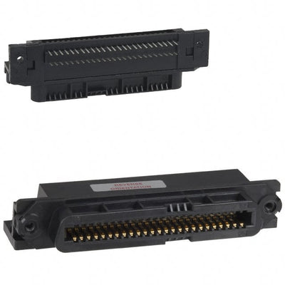 5552725-3 by TE Connectivity AMP Connectors - CONNECTOR RECPT 50POS R/A SOLDER