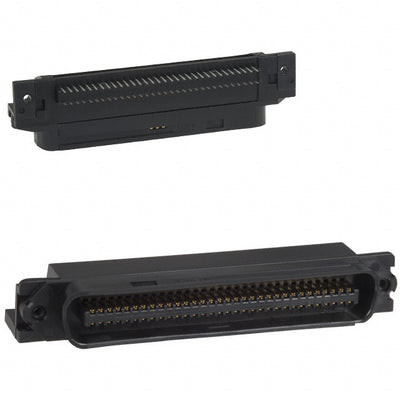 5552745-1 by TE Connectivity AMP Connectors - CONNECTOR PLUG 64POS R/A SOLDER