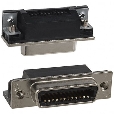 553811-1 by TE Connectivity AMP Connectors - CONNECTOR RECPT 24POS R/A SOLDER