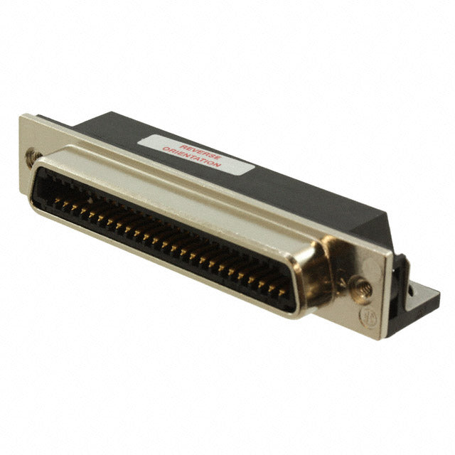 5553813-4 by TE Connectivity AMP Connectors - CONNECTOR RECPT 50POS R/A SOLDER