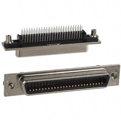 5554217-4 by TE Connectivity AMP Connectors - CONNECTOR RECPT 50POS PCB SOLDER