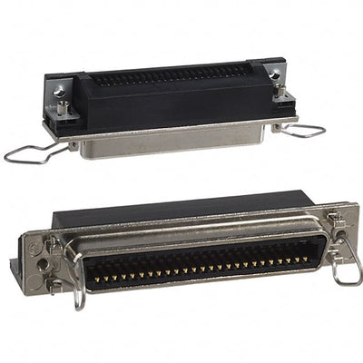 5554901-1 by TE Connectivity AMP Connectors - CONNECTOR RECPT 50POS R/A SOLDER