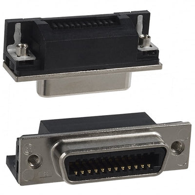 5554923-2 by TE Connectivity AMP Connectors - CONNECTOR RECPT 24POS R/A SOLDER