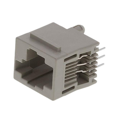 5554990-1 by TE Connectivity AMP Connectors - CONNECTOR MOD JACK 6P6C VERT UNSHLD