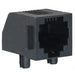 5555077-1 by TE Connectivity AMP Connectors - CONNECTOR MOD JACK 6P6C R/A UNSHLD